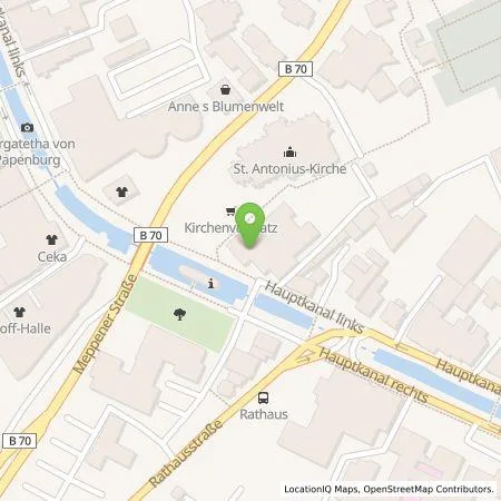 Standortübersicht der Tankstelle EWE Go GmbH in 26871 Papenburg