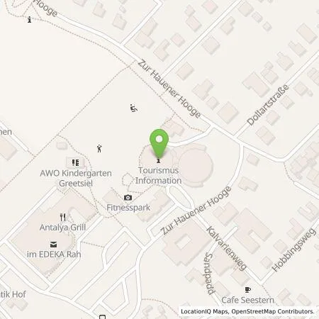 Standortübersicht der Tankstelle EWE Go GmbH in 26736 Greetsiel