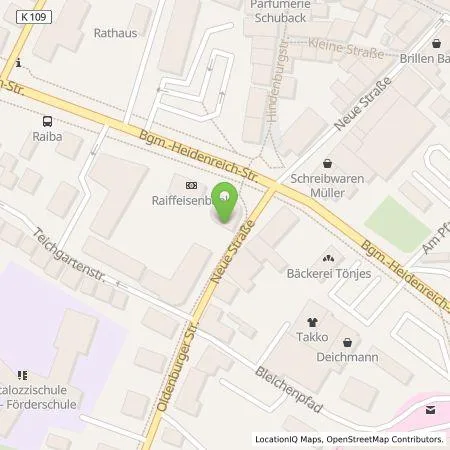 Standortübersicht der Tankstelle EWE Go GmbH in 26316 Varel