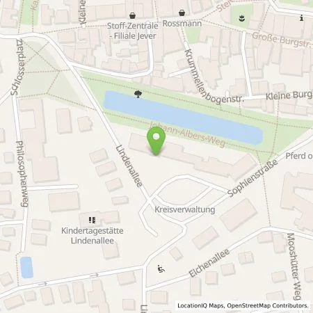 Standortübersicht der Tankstelle EWE Go GmbH in 26441 Jever