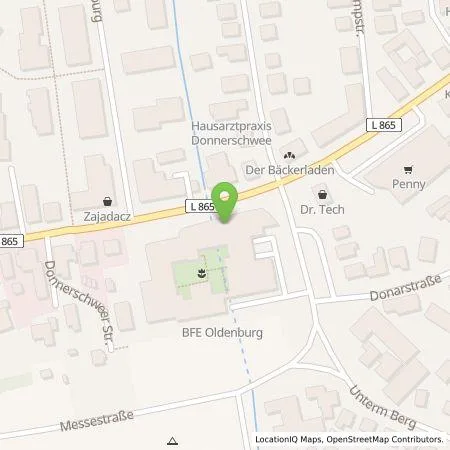 Standortübersicht der Tankstelle EWE Go GmbH in 26123 Oldenburg