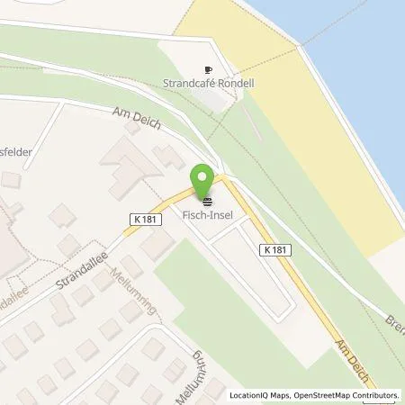 Standortübersicht der Tankstelle EWE Go GmbH in 26969 Butjadingen