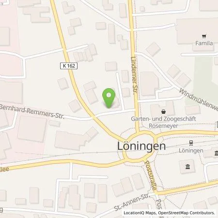 Standortübersicht der Tankstelle EWE Go GmbH in 49624 Löningen