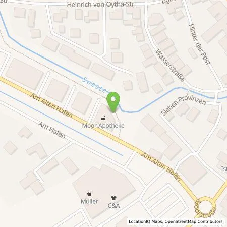 Standortübersicht der Tankstelle EWE Go GmbH in 26169 Friesoythe