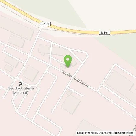 Standortübersicht der Tankstelle EWE Go GmbH in 19306 Neustadt Glewe