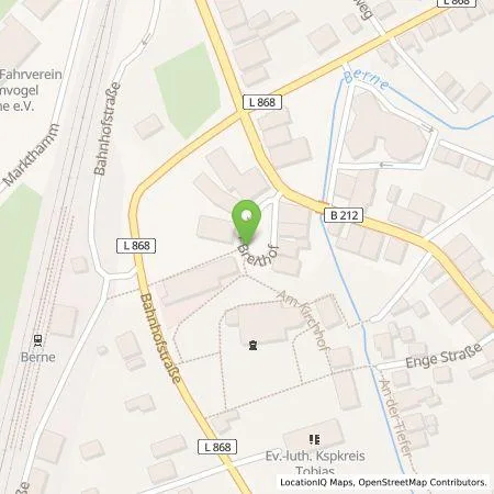 Standortübersicht der Tankstelle EWE Go GmbH in 27804 Berne