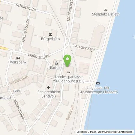 Standortübersicht der Tankstelle EWE Go GmbH in 26931 Elsfleth