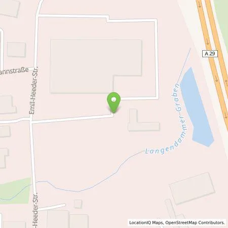 Standortübersicht der Tankstelle EWE Go GmbH in 26316 Varel