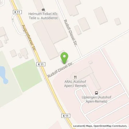 Standortübersicht der Tankstelle EWE Go GmbH in 26670 Uplengen