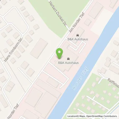 Standortübersicht der Tankstelle EWE Go GmbH in 26506 Norden