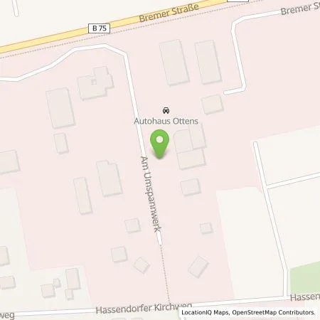 Standortübersicht der Tankstelle EWE Go GmbH in 27367 Sottrum