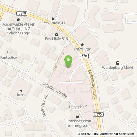 Standortübersicht der Tankstelle EWE Go GmbH in 26203 Wardenburg