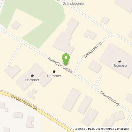 Standortübersicht der Tankstelle EWE Go GmbH in 27432 Bremervörde