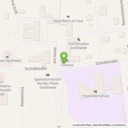 Standortübersicht der Tankstelle EWE Go GmbH in 26532 Großheide