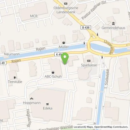 Standortübersicht der Tankstelle EWE Go GmbH in 26817 Rhauderfehn