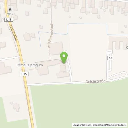 Standortübersicht der Tankstelle EWE Go GmbH in 26844 Jemgum