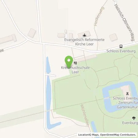 Standortübersicht der Tankstelle EWE Go GmbH in 26789 Leer