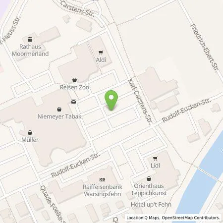 Standortübersicht der Tankstelle EWE Go GmbH in 26802 Moormerland