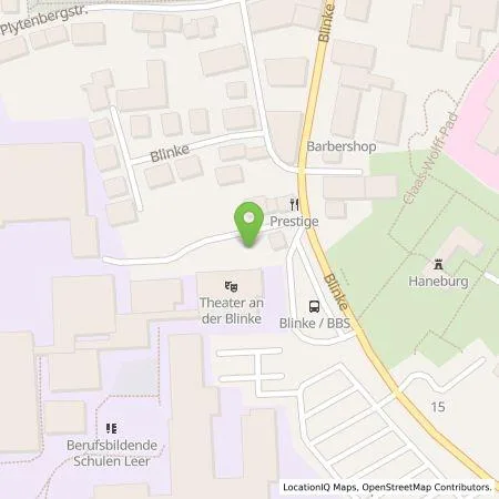 Standortübersicht der Tankstelle EWE Go GmbH in 26789 Leer