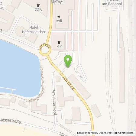 Standortübersicht der Tankstelle EWE Go GmbH in 26789 Leer