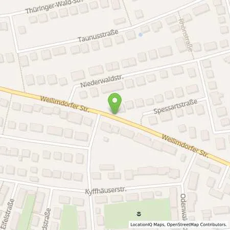 Standortübersicht der Tankstelle Stadtwerke Stuttgart GmbH in 70469 Stuttgart