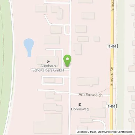 Standortübersicht der Tankstelle EWE Go GmbH in 26789 Leer