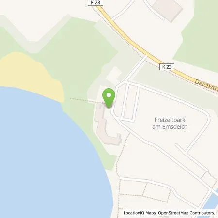 Standortübersicht der Tankstelle EWE Go GmbH in 26810 Westoverledingen