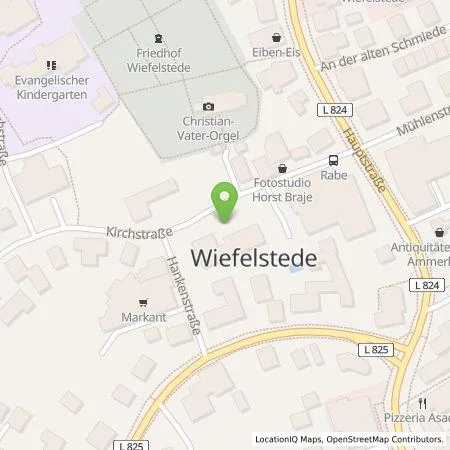 Standortübersicht der Tankstelle EWE Go GmbH in 26125 Wiefelstede