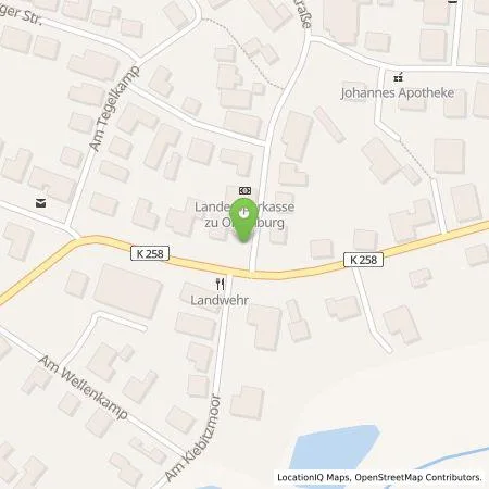 Standortübersicht der Tankstelle EWE Go GmbH in 49456 Bakum