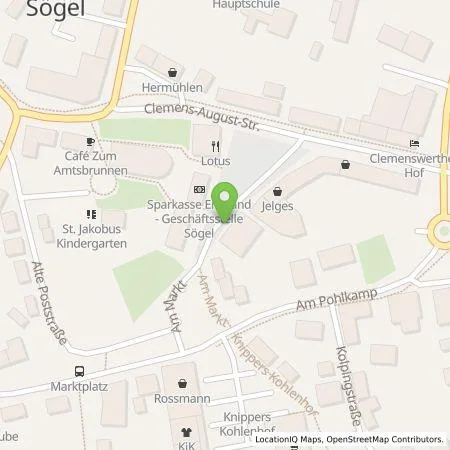 Standortübersicht der Tankstelle EWE Go GmbH in 49751 Sögel