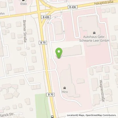 Standortübersicht der Tankstelle EWE Go GmbH in 26789 Leer