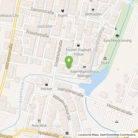 Standortübersicht der Tankstelle EWE Go GmbH in 72336 Balingen