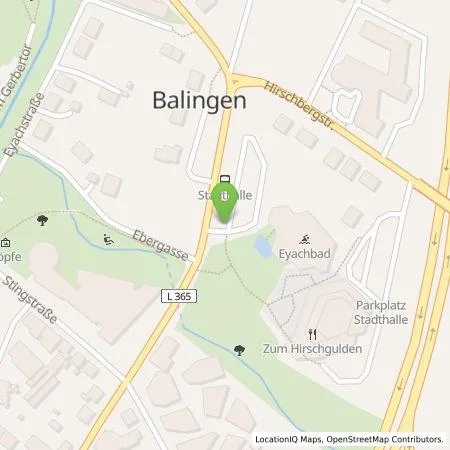 Standortübersicht der Tankstelle EWE Go GmbH in 72336 Balingen