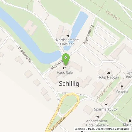 Standortübersicht der Tankstelle EWE Go GmbH in 26434 Wangerland