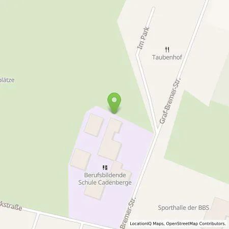 Standortübersicht der Tankstelle EWE Go GmbH in 21781 Cadenberge