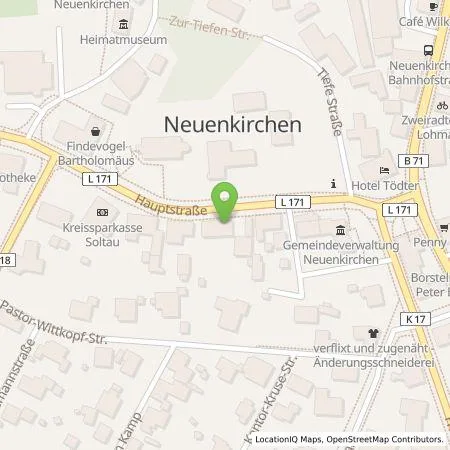 Standortübersicht der Tankstelle EWE Go GmbH in 29643 Neuenkirchen