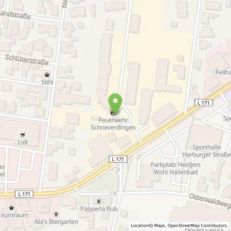 Standortübersicht der Tankstelle EWE Go GmbH in 29640 Schneverdingen