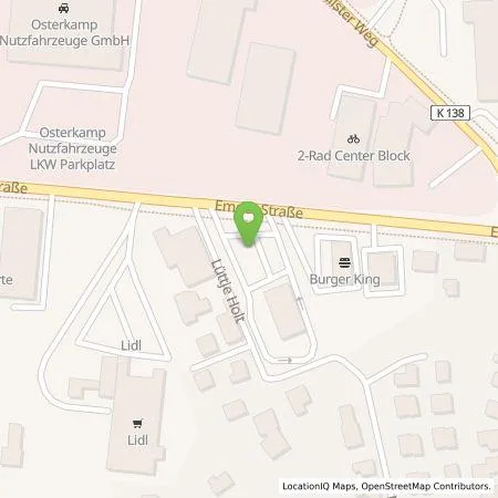 Standortübersicht der Tankstelle EWE Go GmbH in 26603 Aurich