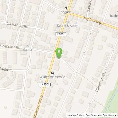 Standortübersicht der Tankstelle Stadtwerke Stuttgart GmbH in 70469 Stuttgart