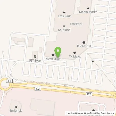 Standortübersicht der Tankstelle EWE Go GmbH in 26789 Leer