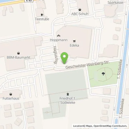 Standortübersicht der Tankstelle EWE Go GmbH in 26817 Rhauderfehn