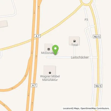 Standortübersicht der Tankstelle EWE Go GmbH in 89257 Illertissen