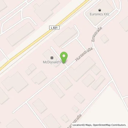 Standortübersicht der Tankstelle EWE Go GmbH in 26169 Friesoythe