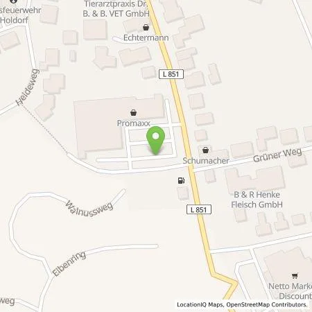 Standortübersicht der Tankstelle EWE Go GmbH in 49451 Holdorf