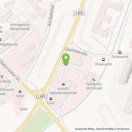 Standortübersicht der Tankstelle EWE Go GmbH in 26655 Westerstede