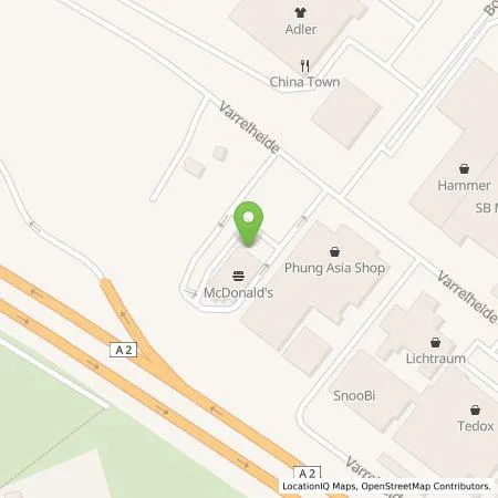 Standortübersicht der Tankstelle EWE Go GmbH in 30657 Hannover