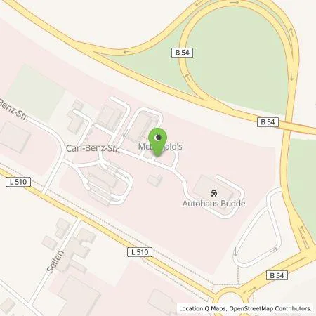 Standortübersicht der Tankstelle EWE Go GmbH in 48565 Steinfurt