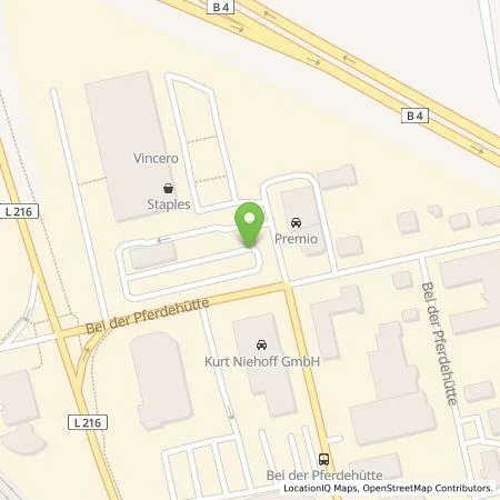 Standortübersicht der Tankstelle EWE Go GmbH in 21339 Lüneburg