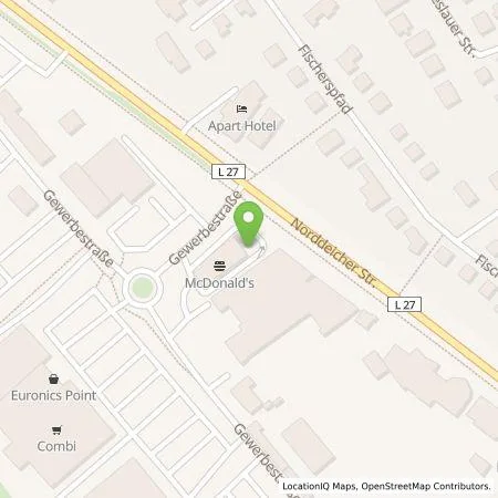 Standortübersicht der Tankstelle EWE Go GmbH in 26506 Norden