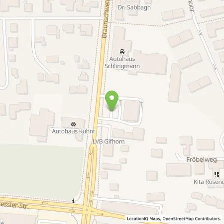 Standortübersicht der Tankstelle EWE Go GmbH in 38518 Gifhorn